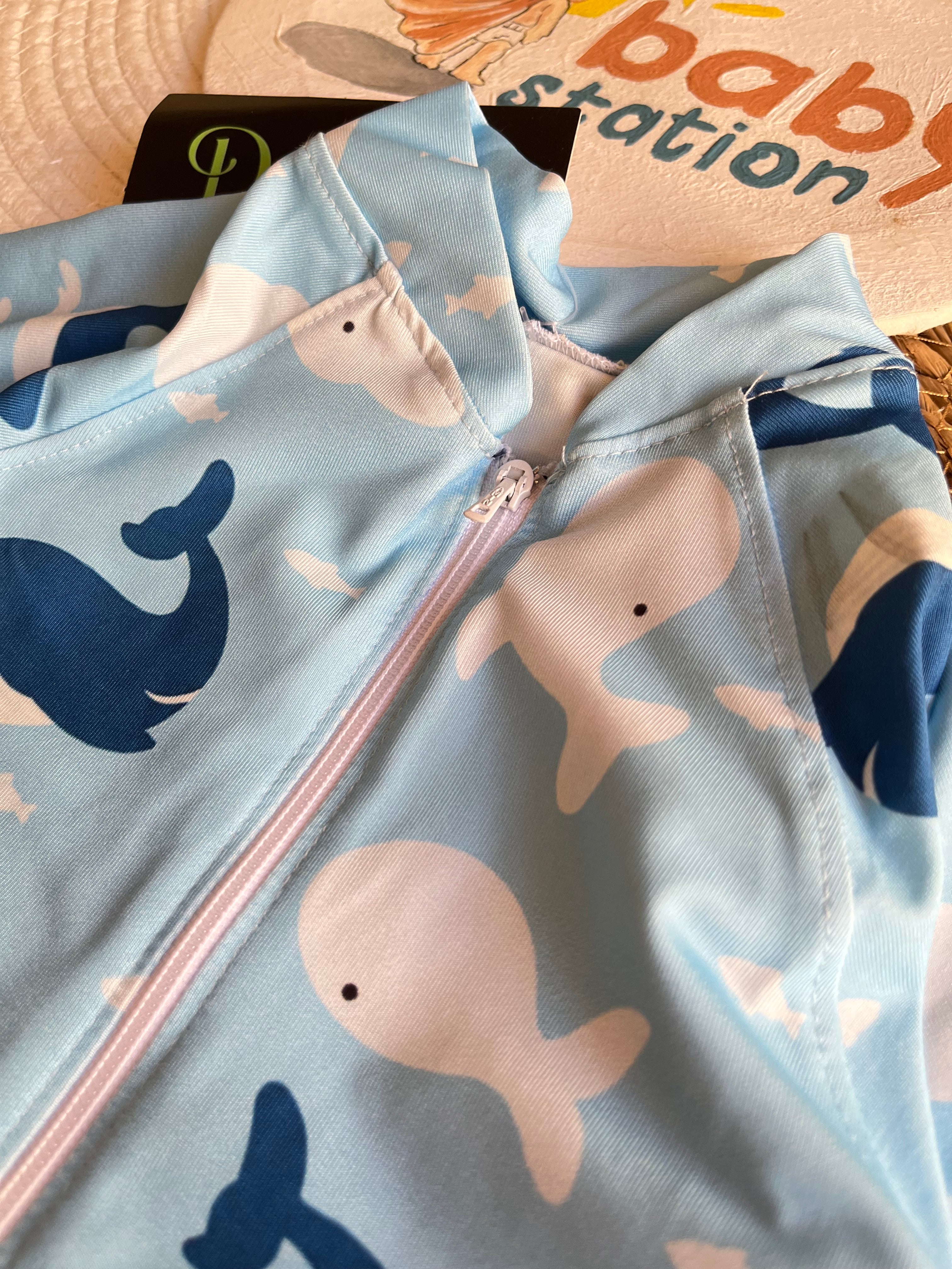 Swimsuit baby blue whale 🐳