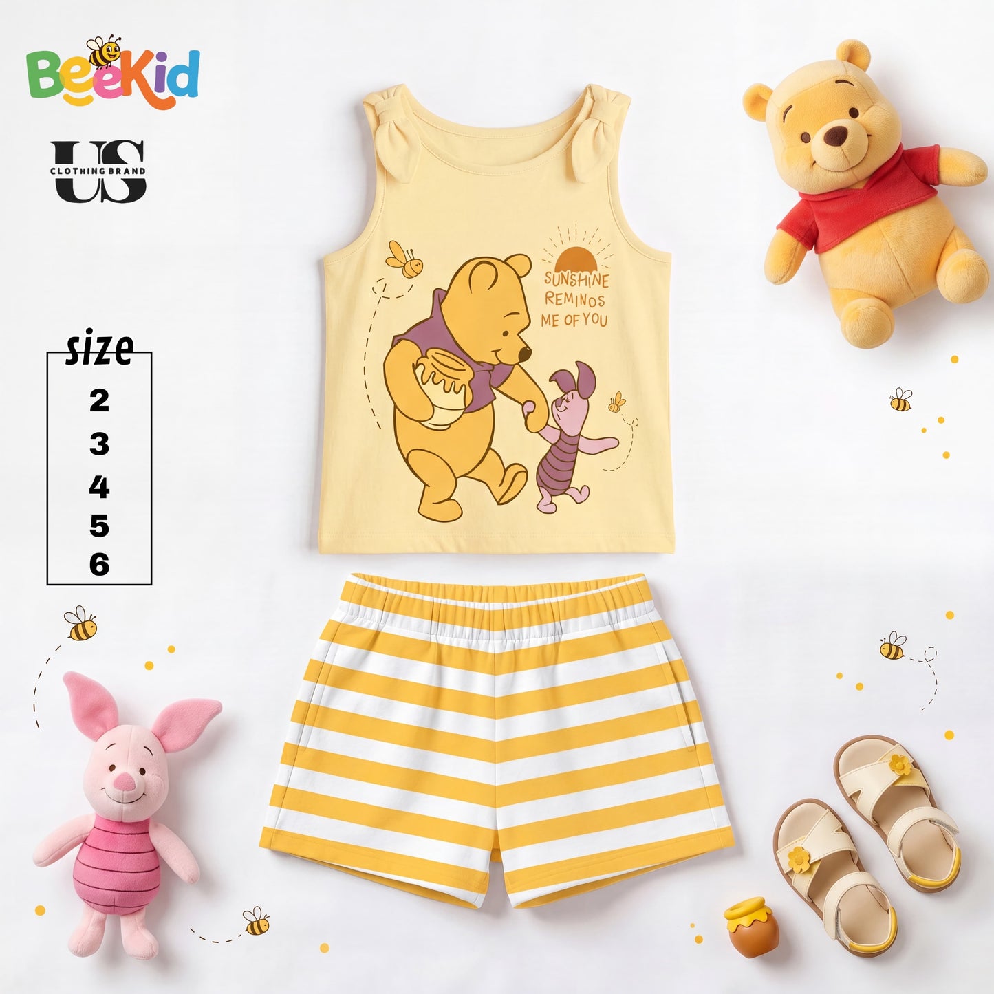 Bee kid Winnie the pooh 🧸