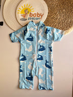 Swimsuit baby blue whale 🐳