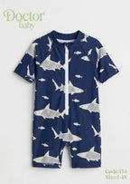 Swimsuit dark blue shark 🦈