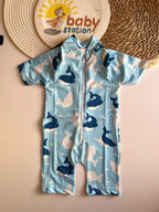 Swimsuit baby blue whale 🐳