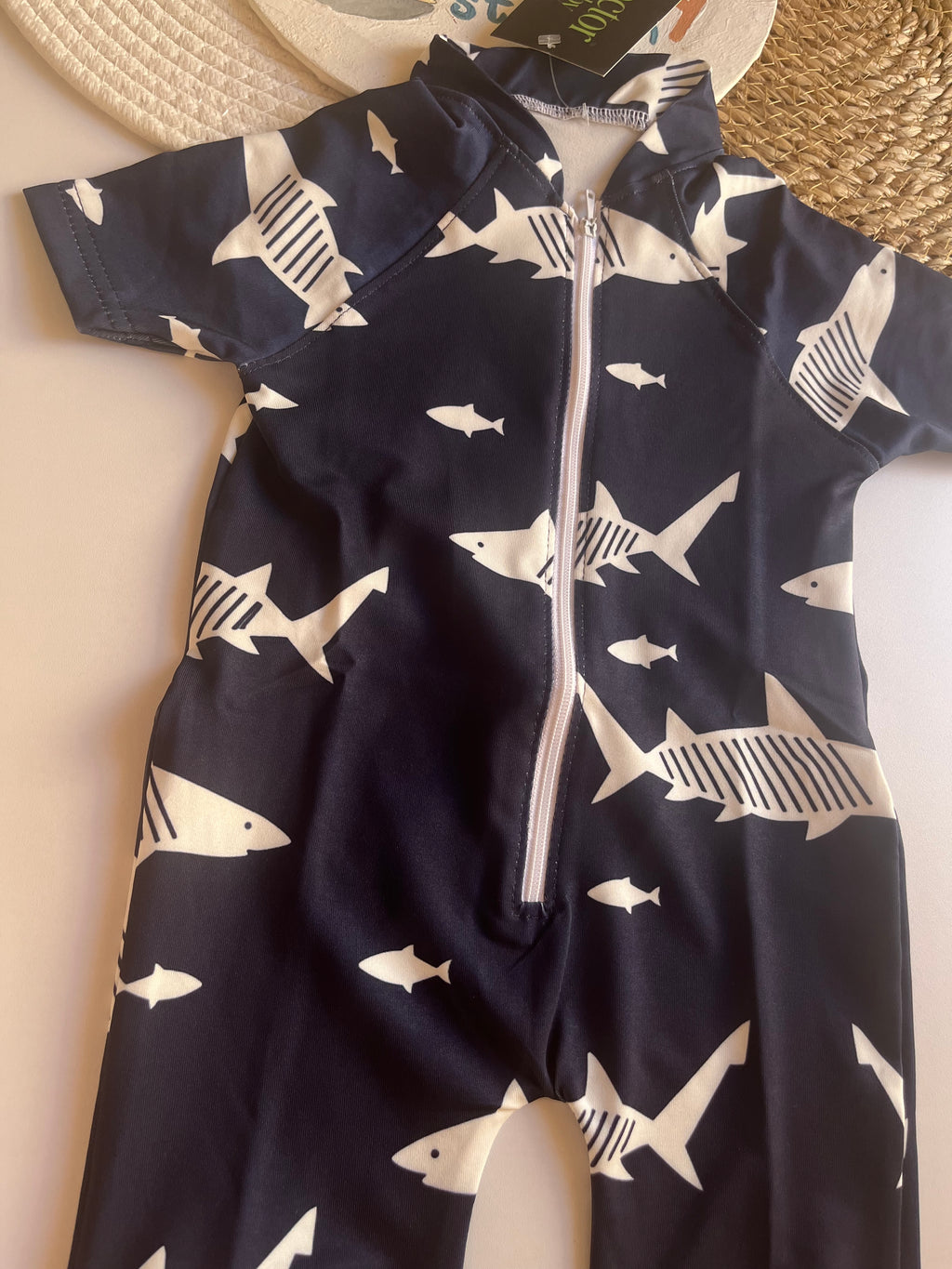 Swimsuit dark blue shark 🦈