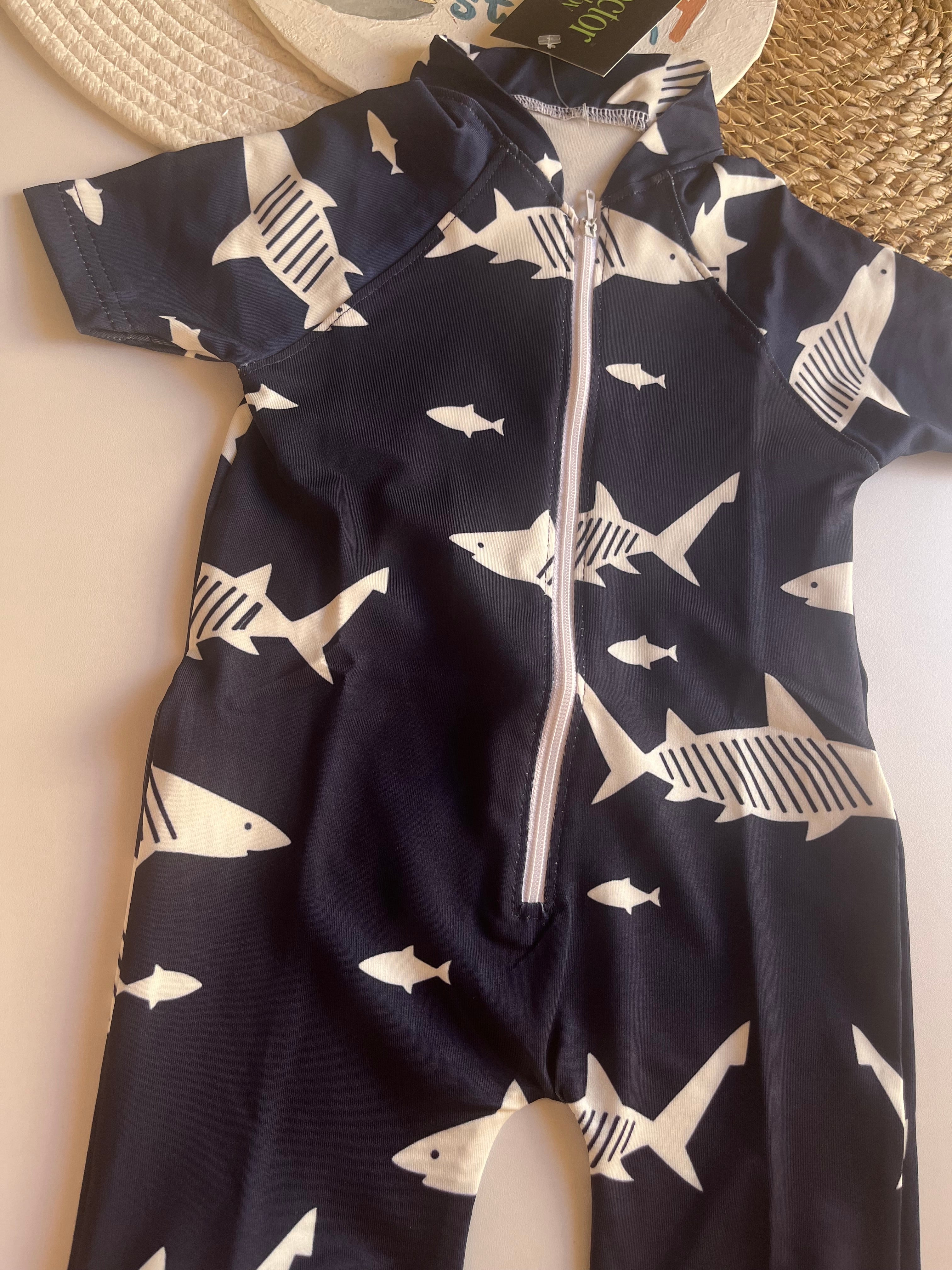 Swimsuit dark blue shark 🦈