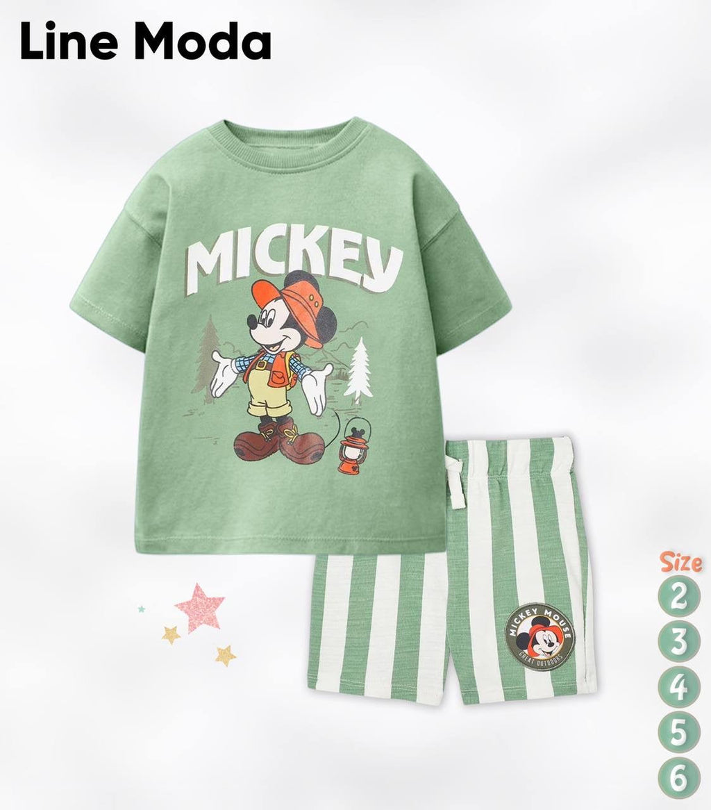 Mickey mint green Line💚