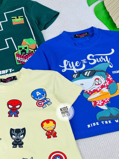 Pack of 3 t-shirts marvel