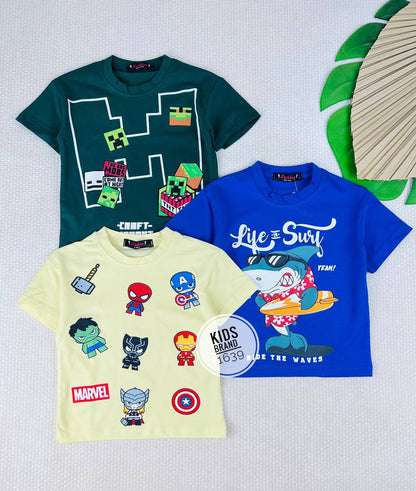 Pack of 3 t-shirts marvel