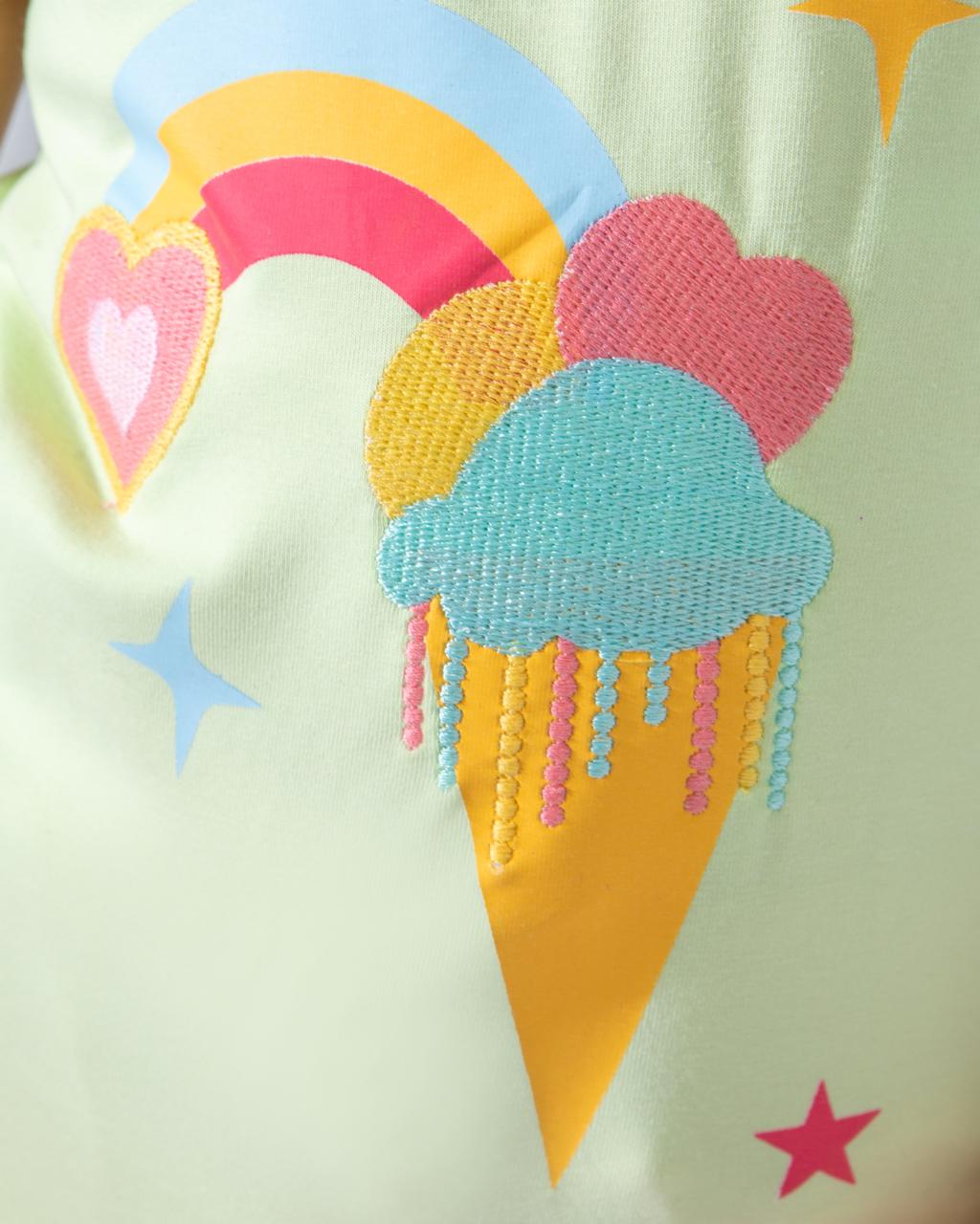 Ice cream  mint green