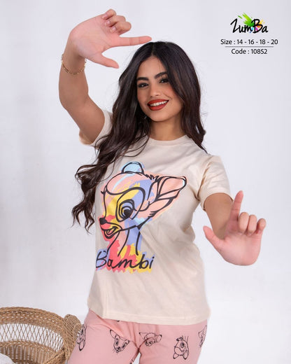 طقم محير بناتي غزال بامبي