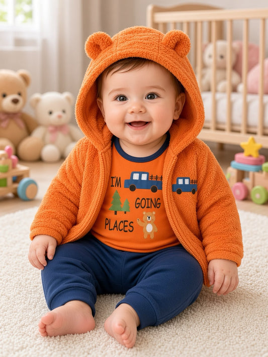 New born orange set 🚗