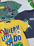 Pack of 3 t-shirts animals 🐢