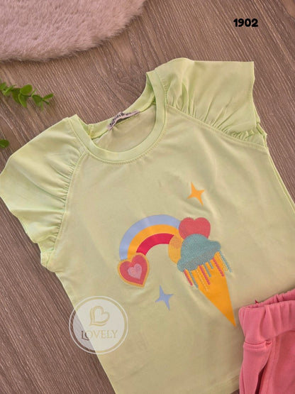Ice cream  mint green