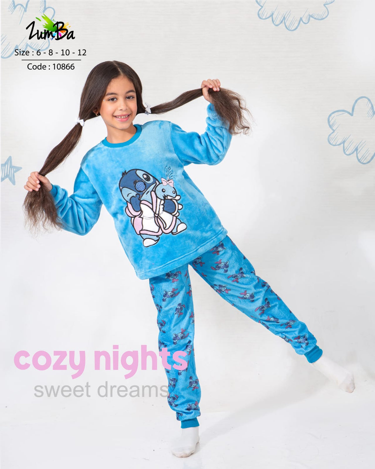 Zumba بولار stitch وسط