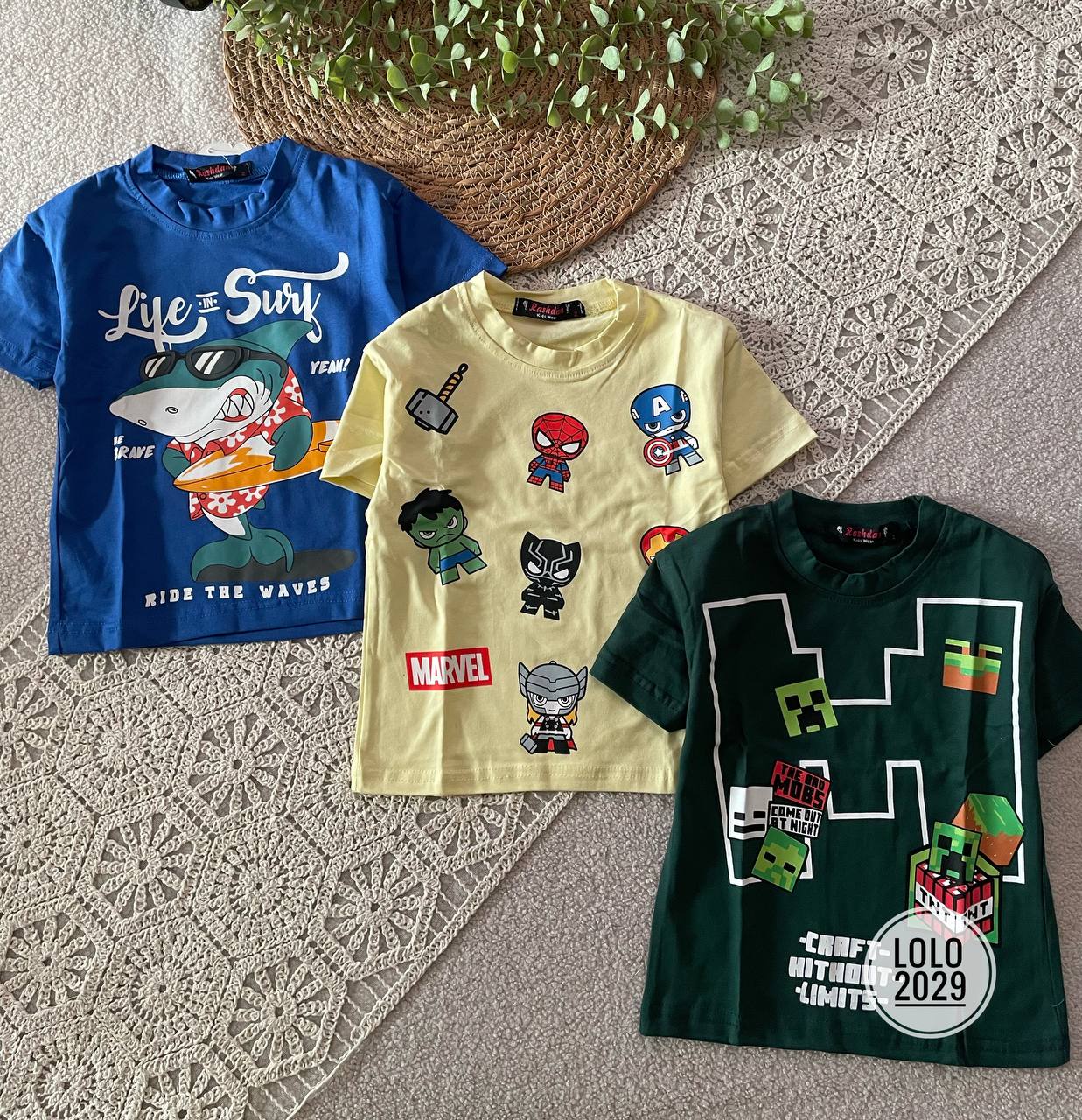 Pack of 3 t-shirts marvel
