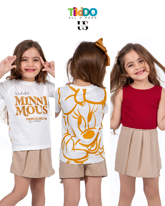 طقم 3 قطع US  (Minnie mouse)